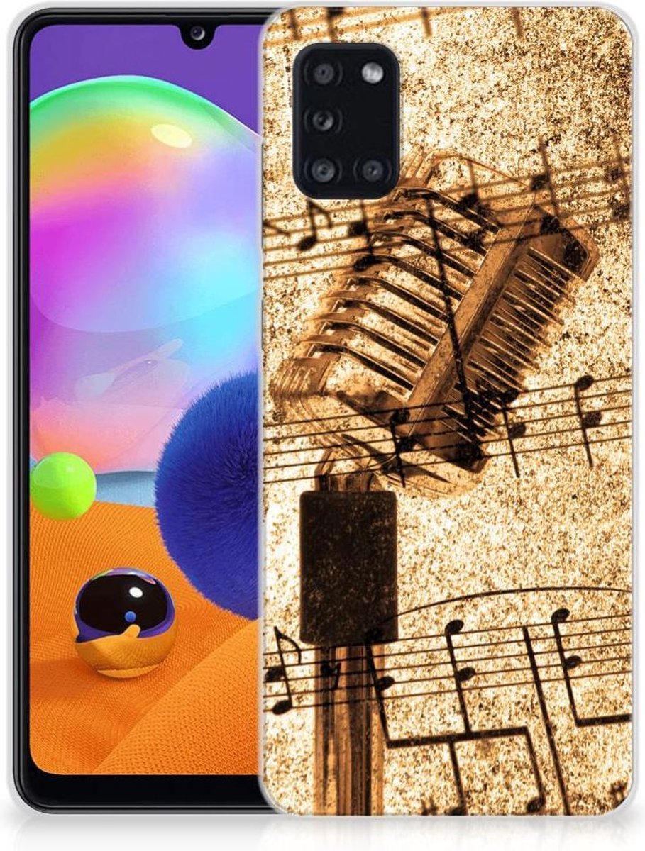Samsung Galaxy A31 Siliconen Hoesje met foto Bladmuziek