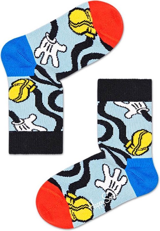 Happy Socks Sokken Kids Disney Mickey Stretch Socks Blauw Maat:4-6 jaar