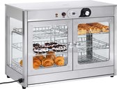 vidaXL Voedselwarmer elektrisch gastronorm 1200 W roestvrij staal