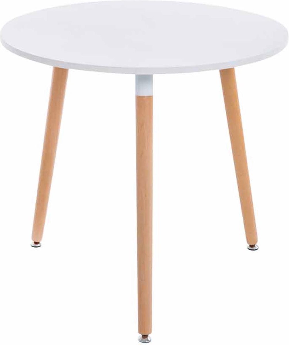CLP Ansgar Eettafel - rond - wit