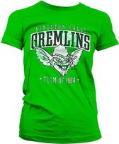 Gremlins Dames Tshirt -XL- Team Kingston Falls Gremlins Of 1984 Groen