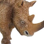 Safari Speeldier Woolly Rhinoceros Junior 17 X 8 Cm Bruin