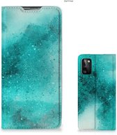 Foto hoesje Samsung Galaxy A41 Smart Cover Painting Blue