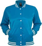 Urban Classics College jacket -XS- Shiny Blauw