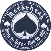 Motorhead - Born To Lose, Live To Win Patch - Zwart