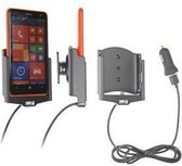 Brodit houder geschikt voor Nokia Lumia 625 Actieve houder met 12V USB plug
