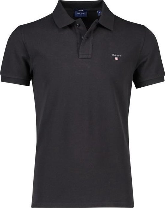 GANT original polo shirt pique rugger zwart 5XL