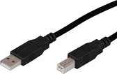 Bandridge - USB 2.0 A-B Kabel - Zwart - 2 meter