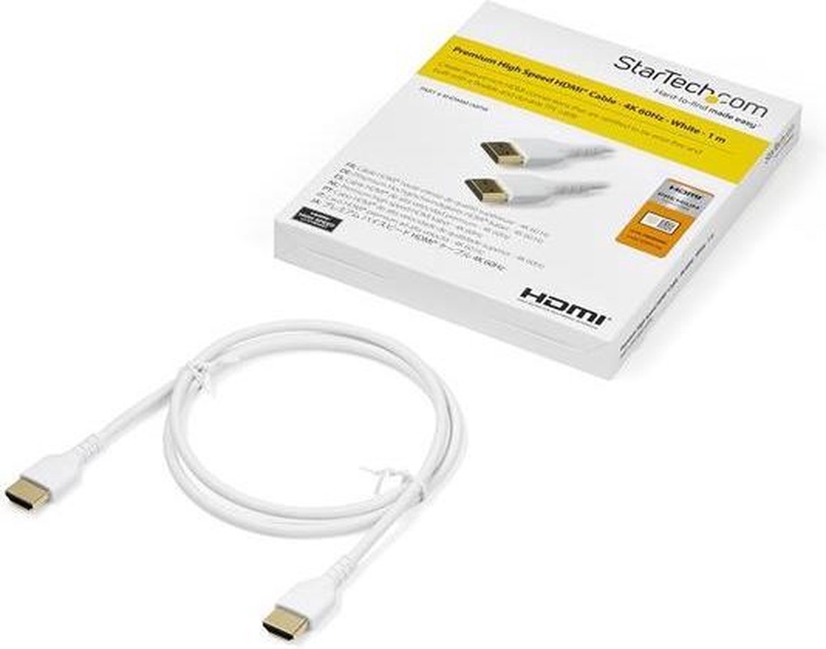 StarTech.com Câble HDMI 1m - Câble HDMI Haut Débit 4K avec