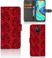 GSM Hoesje Xiaomi Redmi Note 9 Pro | Note 9S Mobiel Bookcase Red Roses