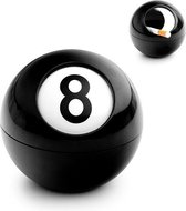Balvi Asbak 8-ball 9 Cm Melamine Zwart