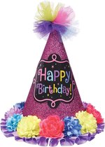 Amscan Verjaardagshoed Happy Birthday 23 Cm Papier/textiel