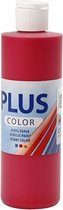 Plus Color Acrylverf - Verf - 250 ml - Berry Red
