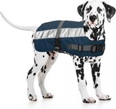 Duvo+ Flectalon hi vis dog jacket Blauw 50cm