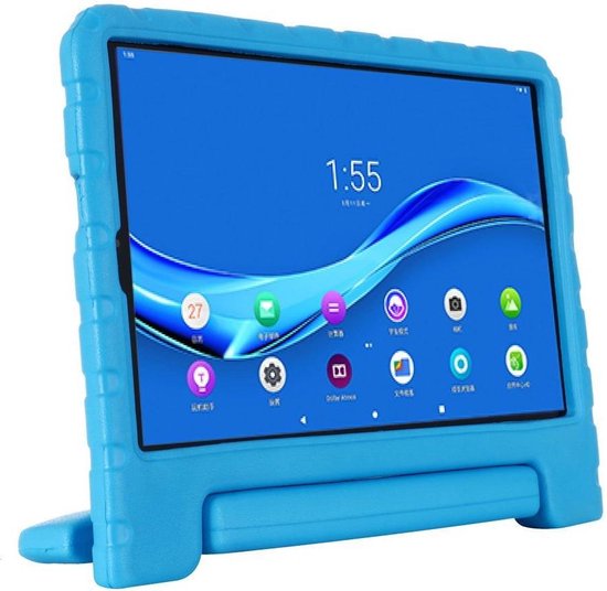 Lenovo Tab M10 Plus / FHD Plus Kinder Tablethoes met Handvat Blauw