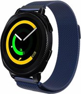Milanees Smartwatch bandje - Geschikt voor  Samsung Gear Sport Milanese band - blauw - Horlogeband / Polsband / Armband