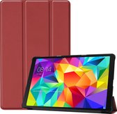 Samsung Galaxy Tab A 10.1 2019 Hoes Book Case Hoesje - Donker Rood
