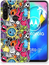Hoesje Motorola Moto G8 Power Telefoon Hoesje Punk Rock