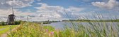 Fotobehang Molens langs de Rotte 350 x 260 cm