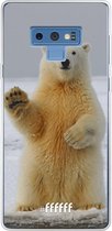 Samsung Galaxy Note 9 Hoesje Transparant TPU Case - Polar Bear #ffffff