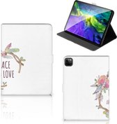 Tablet Hoesje iPad Pro 11 (2020) Cover met Magneetsluiting Boho Text