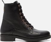 Ann Rocks Veterboots zwart - Maat 39