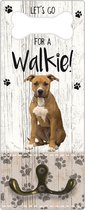 Leibanddrager: American Staffordshire Terrier - Kapstok voor: Hondenriem - Halsband - Hondentuig