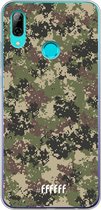 Huawei P Smart (2019) Hoesje Transparant TPU Case - Digital Camouflage #ffffff