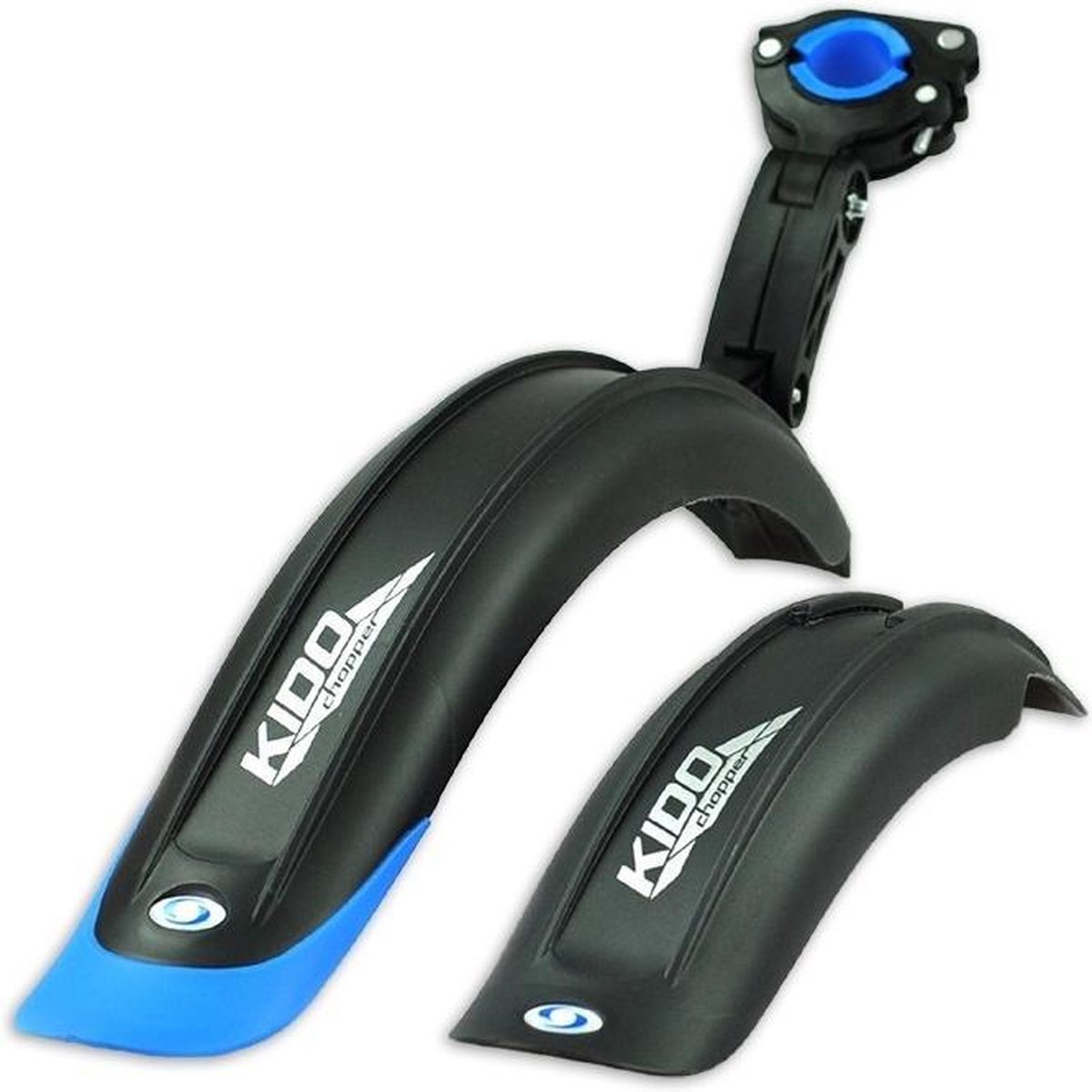 Simpla Spatbordenset Kido Pro 16 - 18 Inch Zwart/blauw