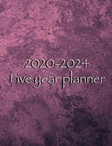 2020-2024 Five Year Planner: Personal Planners Daily Weekly And Monthly: Calendar Schedule agenda Organizer and Journal Notebook (Month Start from