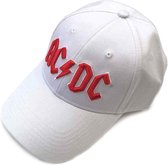 AC/DC Baseball pet Red Logo Wit