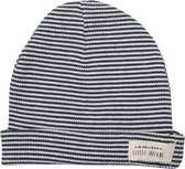 Little Indians Mutsen Beanie Small Stripe Rib Blauw Maat:80 (9-12 Months)