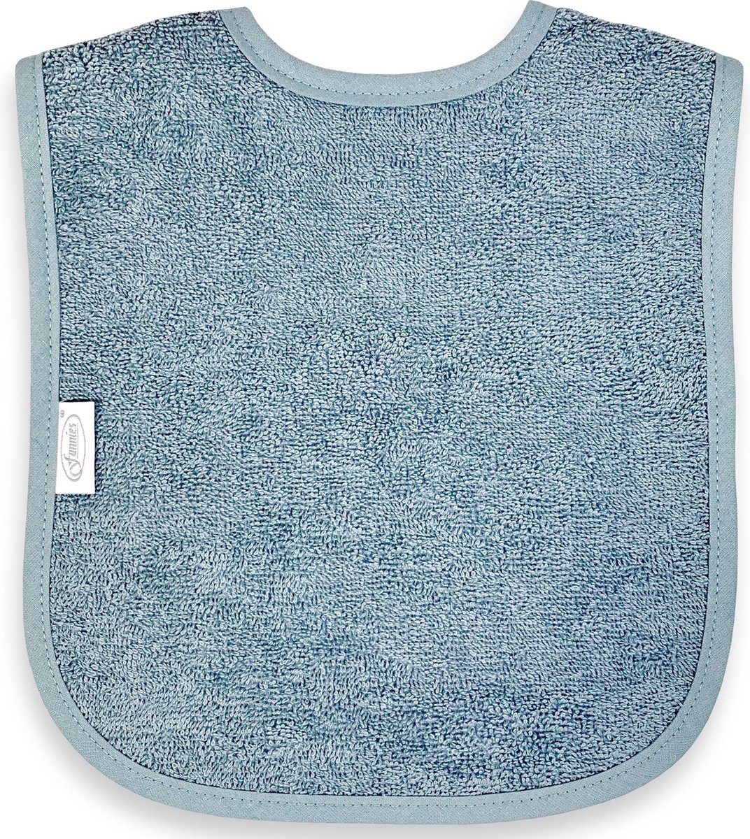 Goedkoopste Funnies Slabber Junior 40 Cm Katoen Grijsblauw