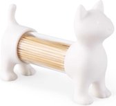 Balvi Tandenstokerhouder Kat 12 X 8 Cm Acryl/pvc Wit