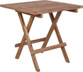 Table de jardin pliante en bois Artichok Jennifer - L50 x H50 x P50 cm
