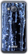 Samsung Galaxy J3 (2016) Hoesje Transparant TPU Case - Icicles #ffffff
