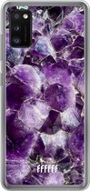 Samsung Galaxy A41 Hoesje Transparant TPU Case - Purple Geode #ffffff