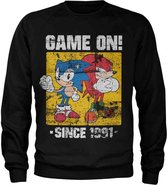 Sonic The Hedgehog Sweater/trui -S- Game On Since 1991 Zwart