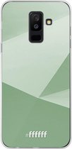 Samsung Galaxy A6 Plus (2018) Hoesje Transparant TPU Case - Fresh Geometric #ffffff