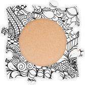 Fotolijst / Cirkel / 6-8 jaar / Patroon Blossom