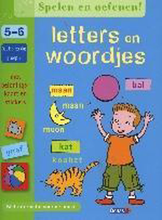 Cover van het boek 'Spelen en oefenen / Letters en woordjes'