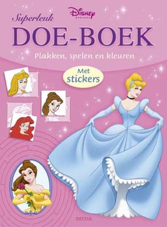 Cover van het boek 'Disney Prinsessen doe-boek' van  Onbekend