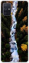Samsung Galaxy A71 Hoesje Transparant TPU Case - Forest River #ffffff