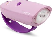Mini Hornit NANO Fietslicht met Geluidseffecten - Roze/Paars