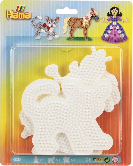 Hama Ironing Beads Signs Princess, Horse, Cat