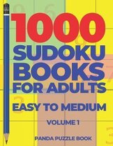 Volume- 1000 Sudoku Books For Adults Easy To Medium
