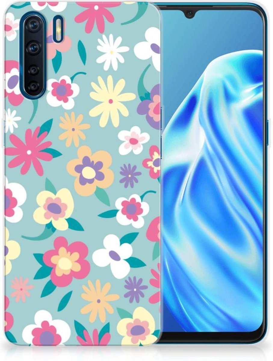 OPPO A91 TPU Case Flower Power