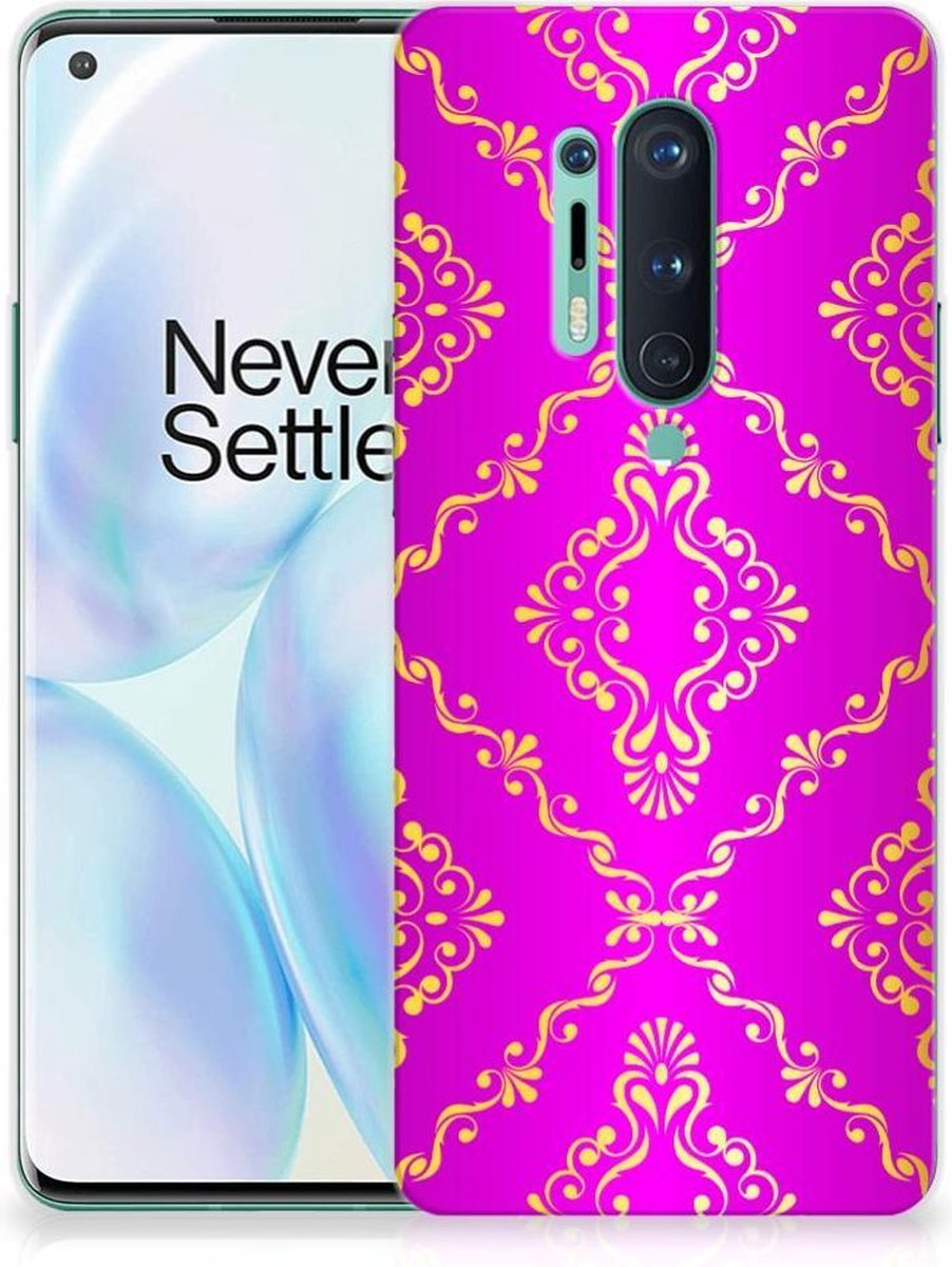 Siliconen Hoesje OnePlus 8 Pro Barok Roze