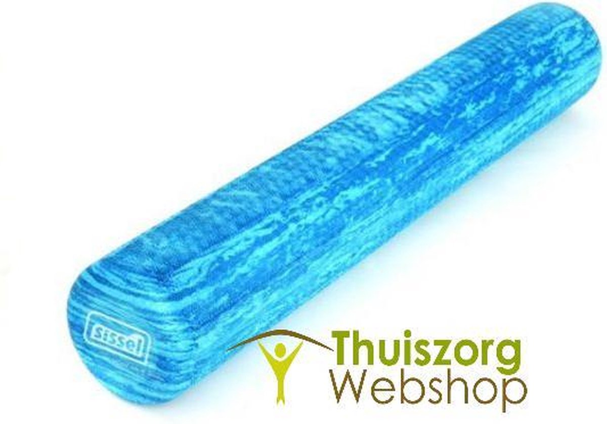 b'SISSEL Pilates Roller Pro Soft 90 cm blauw gemarmerd - SIS-310.015' - Sissel kussen