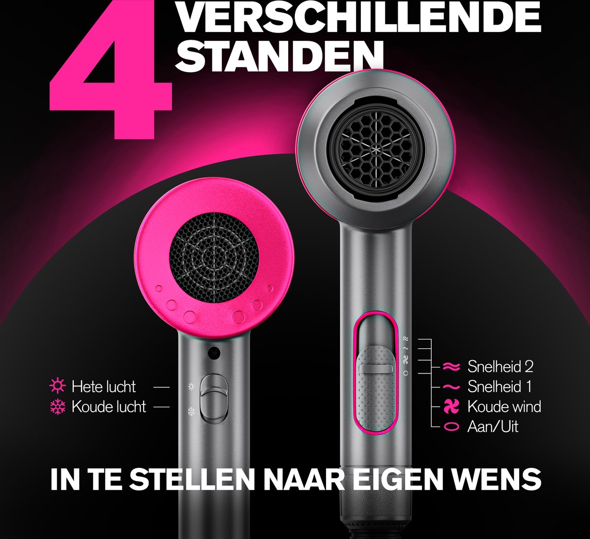 Roboza Föhn met Diffuser - Haardroger thumbnail 6